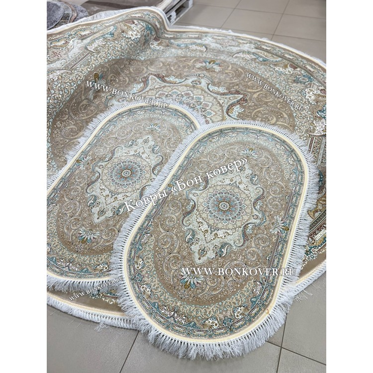 Круглый Ковер для Гостиной Медальон Дизайн 30441