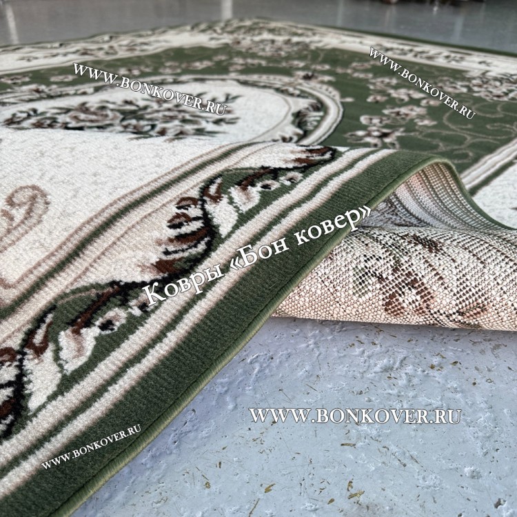 Ковер Лайт Карпет 4 Дизайн 23890 Зеленый